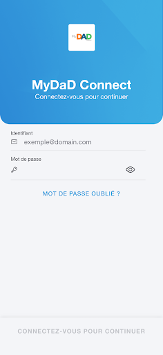 MyDaD Connect Screen 2