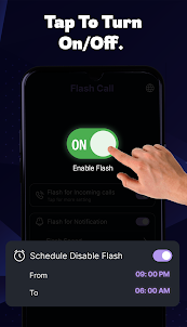 Flash Alerts On Call and SMS