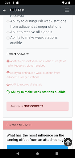 Android application Reefers. Management CES Test screenshort