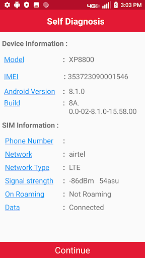 Sonim Customer Care Screen 2