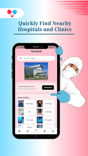Android application Aviz Health Care screenshort