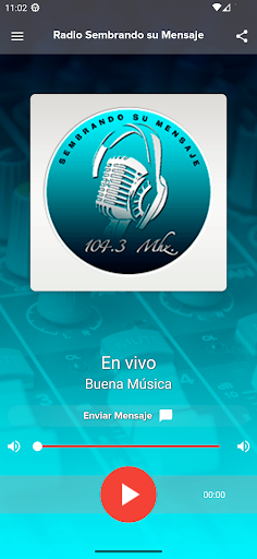 Android application Radio Sembrando su Mensaje screenshort