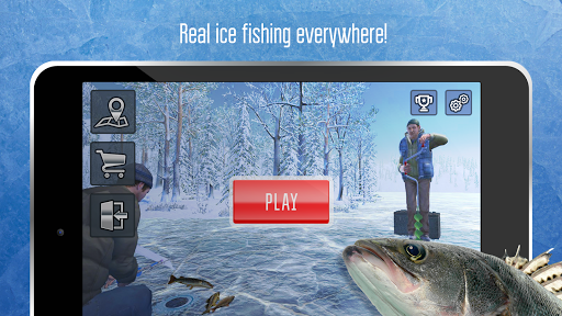 Ice fishing games for free. Fisherman simulator. 1.2006 screenshots 1