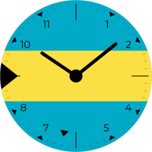 Android application Bahamas Analog Watch Face screenshort