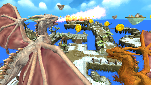 Real Fire Dragon Simulator 3D Screen 2