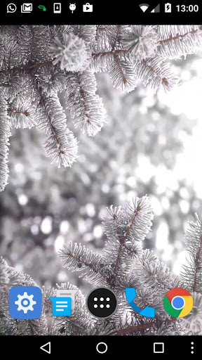 winter forest wallpaper Screen 2