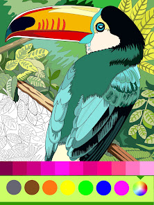 Captura 11 Libro para colorear pájaros android