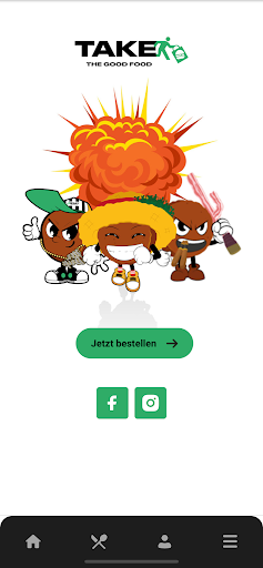Android application TAKE - THE GOOD FOOD screenshort