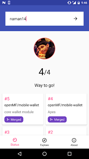 Checker for Hacktoberfest (Uno Screen 2