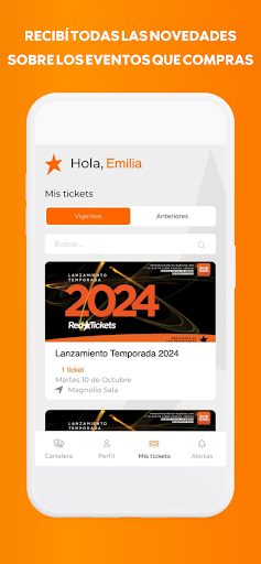 RedTickets Screen 3