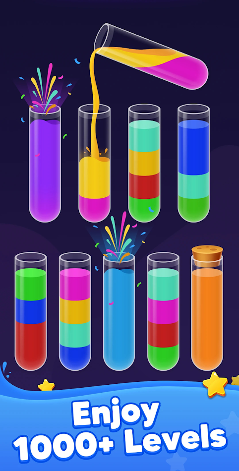 #7. Colour Water Sort - Puzzle (Android) 由: Cappie