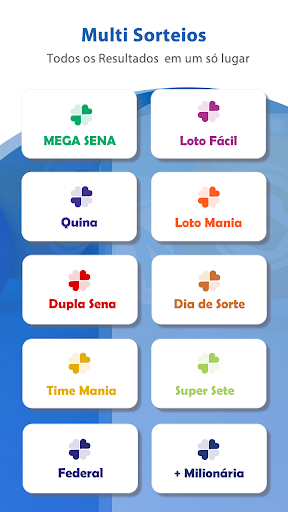 Android application Sena Facil Loterias Gerador Dz screenshort