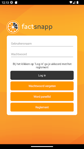 Android application Factsnapp screenshort