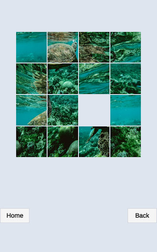 Slide puzzel game Screen 2