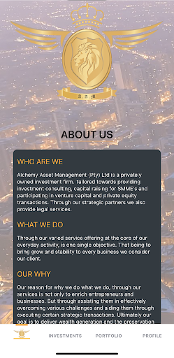 Alchemy Asset Management Screen 2