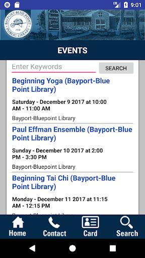 Bayport-BluePoint Public Libra Screen 2