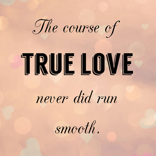Cute Theme-True Love Poem- logo