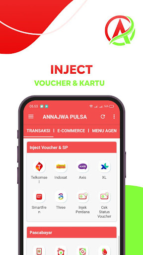Android application ANNAJWA PULSA screenshort