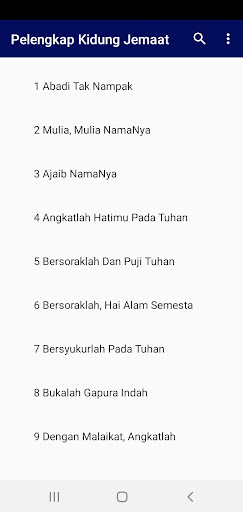 Pelengkap Kidung Jemaat Screen 2