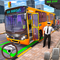 Modern City coach Bus Parking Stunt Game 2020
