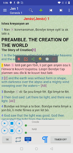 Creole English French Bible screenshot 6