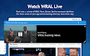 screenshot of WRAL News App