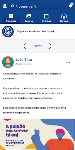 Android application Grupo Coutinho screenshort