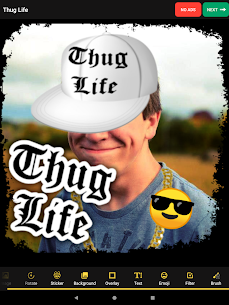 Thug Life Stickers: Pics Editor, Photo Maker, Meme 6
