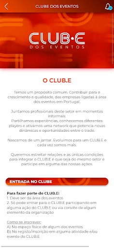 CLUB.E dos Eventos Screen 2