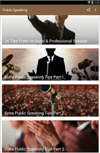 PUBLIC SPEAKING TIPS Screen 3