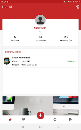 Android application iRapat Kota Blitar screenshort