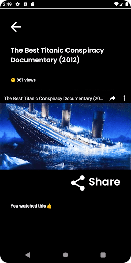 Titanic Documentaries Screen 3
