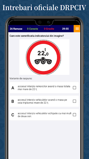 Chestionare categoria c si e Screen 3