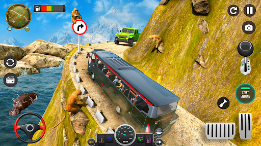 Android application Bus Simulator: Coach Bus Game screenshort