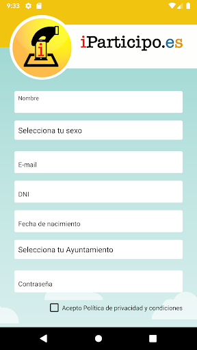 iParticipo Screen 2