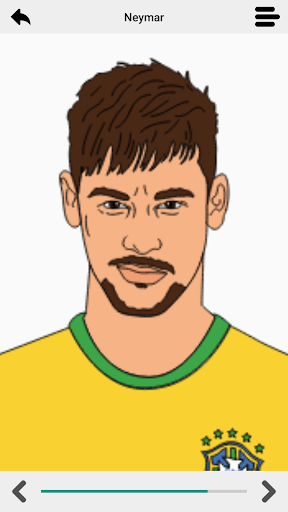 Android application Draw & Pixel Football Players screenshort