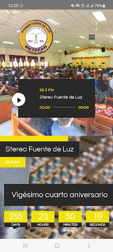Android application Radio Fuente de Luz 93.3 FM screenshort