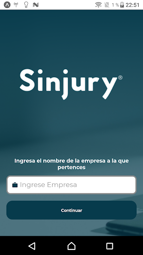 Android application Sinjury screenshort