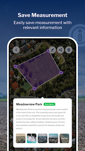Screenshot of GPS Field Area Measure