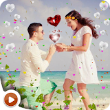 Valentine Day Love Photo Effect  -  Video  GIF Maker icon