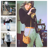 Jeans Hijab Selfie icon