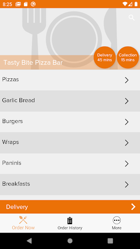 Tasty Bite Pizza Bar Screen 2