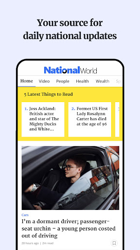Android application National World News screenshort