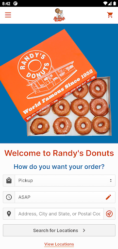 Android application Randy's Donuts screenshort