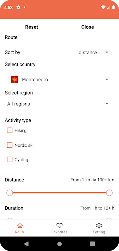 Tracking Travel Screen 3