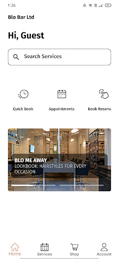 Android application Blo Bar London screenshort