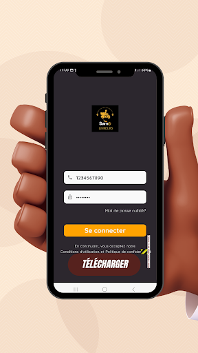 Android application Samo Livreur screenshort