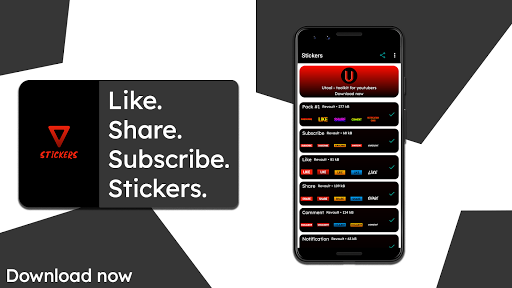Android application StiX - Stickers for WhatsApp screenshort