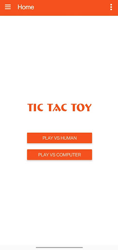 Android application Tic Tac Toy screenshort
