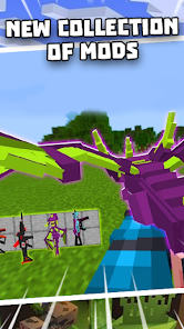 Imágen 3 Emote FF Evo Gun Mod for MCPE android